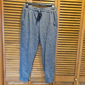 Zella Heather Gray Men's Knit Drawstring Joggers